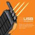 PROMATE SolarTank-10PDQi Rugged Solar Power Bank 10000mAh USB-A USB-C | IT Care Kuwait
