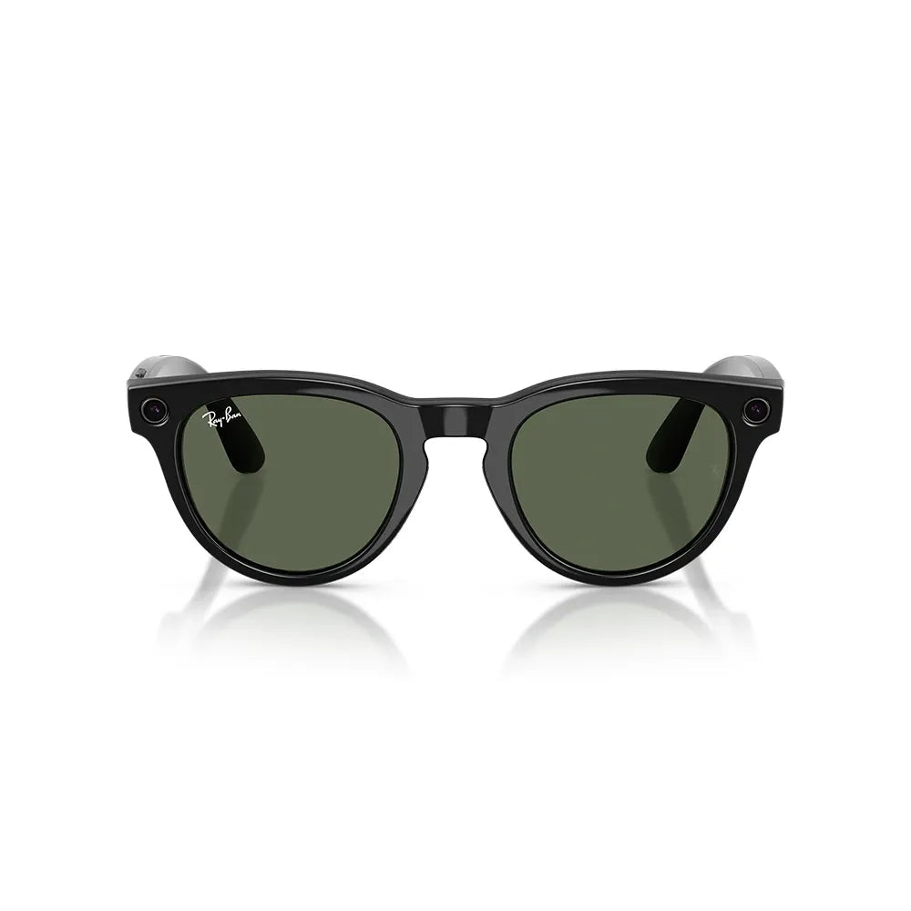 Ray - Ban Meta Headliner Gen 2 Smart Glasses RW4013 with Meta AI, 12MP Camera & G15 Green Lenses – Shiny BlackIT CareSmart Glasses