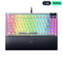 Razer BlackWidow V4 75% Wired Mechanical Gaming Keyboard – Hot - Swappable, 8KHz, Chroma RGB (Phantom White, US Layout)IT CareGaming Keyboard