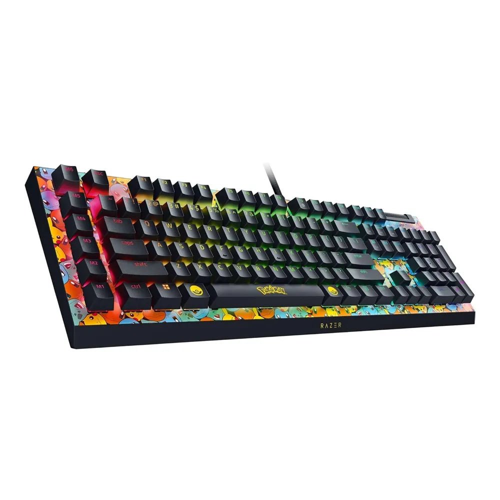 Razer BlackWidow V4 X Pokemon Edition Mechanical Gaming Keyboard Green Switches RGB | IT Care Kuwait