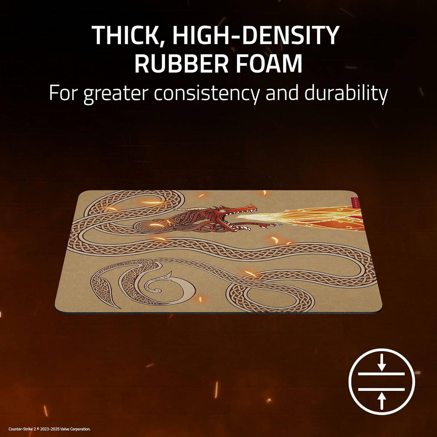 Razer Gigantus V2 Large Soft Gaming Mouse Pad – Counter - Strike 2 Edition (450 x 400 mm)IT CareMouse Pad