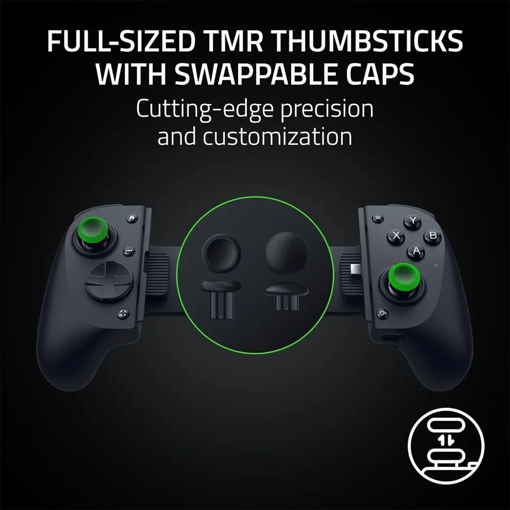 Razer Kishi V3 Pro Mobile Gaming Controller for iPhone, Android & iPad Mini – USB - C Full - Size Gamepad (Black)IT CareGaming Controller