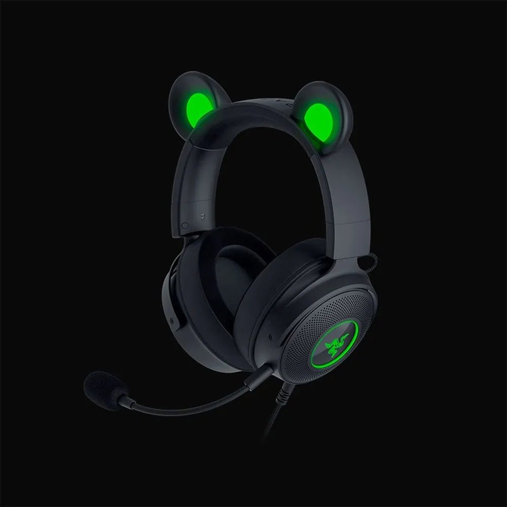 Razer Kraken Kitty V2 Pro Wired RGB Gaming Headset – TriForce 50mm, 7.1 Surround, Interchangeable Ears (Black)IT CareGaming Headset