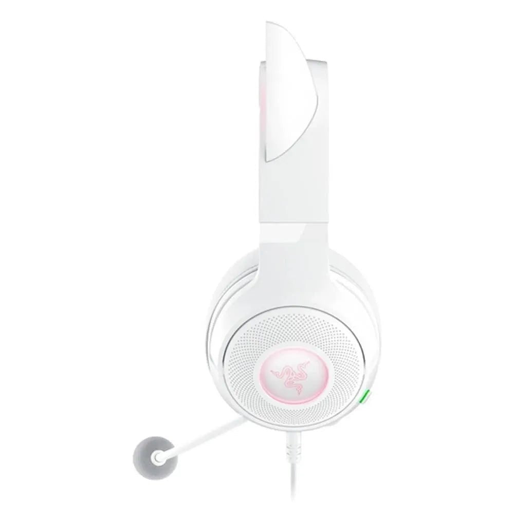 Razer Kraken Kitty V2 Wired RGB Gaming Headset USB-A 7.1 Surround HyperClear White | IT Care Kuwait
