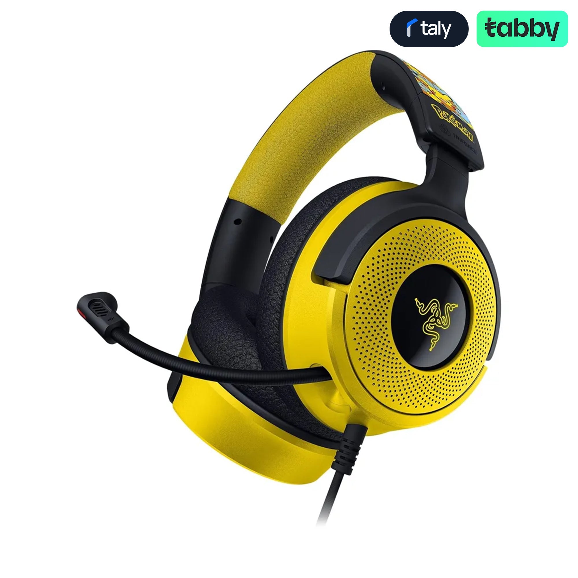 Razer Kraken V4 X Wired Gaming Headset Pokemon Edition TriForce 40mm RGB USB-C | IT Care Kuwait