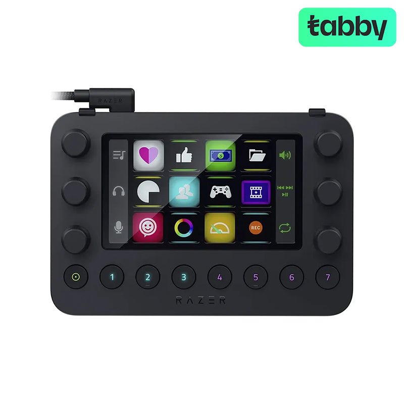 Razer Stream Controller All - in - One Streaming Control Deck with 12 LCD Keys & 6 Analog Dials – BlackIT CareStream Controller
