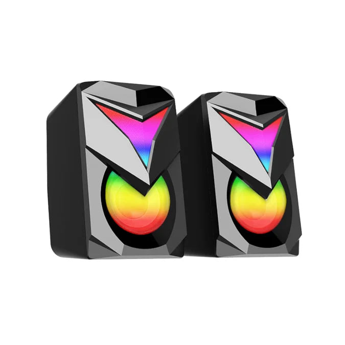 Redragon Toccata RGB 2.1 Stereo Gaming Speaker System with Subwoofer – 11W USB Powered