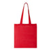 Plain Cotton Horizontal Tote Bag – 42 cm x 37cm/ Red/ Printing not Included