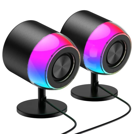 Redragon Ahri RGB 2.0 Computer Multimedia Speaker System – Compact Desktop SpeakersIT CareSpeaker