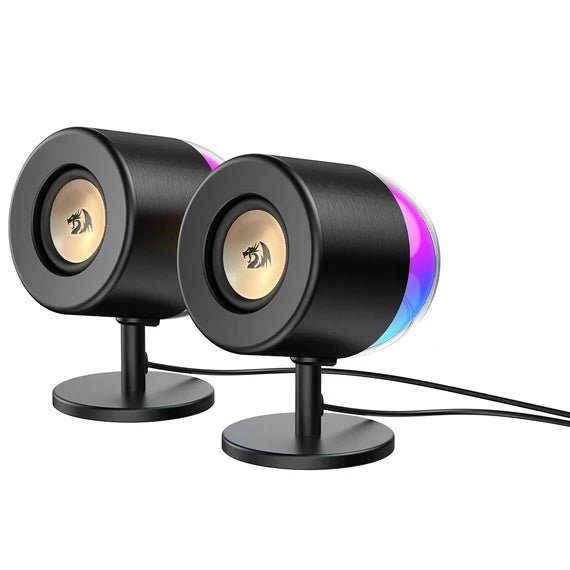 Redragon Ahri RGB 2.0 Computer Multimedia Speaker System – Compact Desktop SpeakersIT CareSpeaker