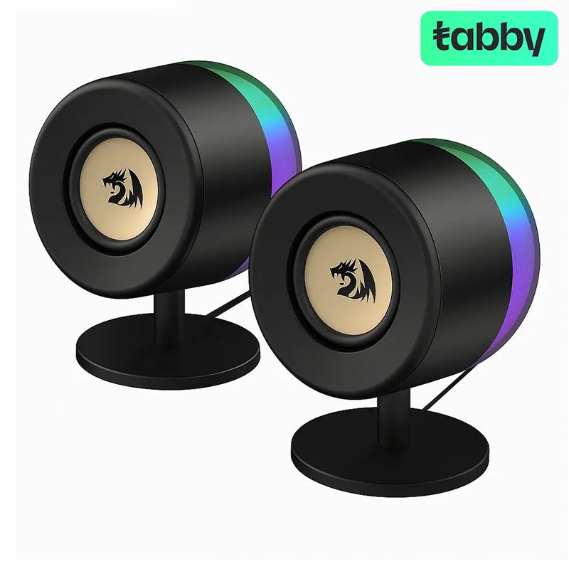 Redragon Ahri RGB 2.0 Computer Multimedia Speaker System – Compact Desktop SpeakersIT CareSpeaker