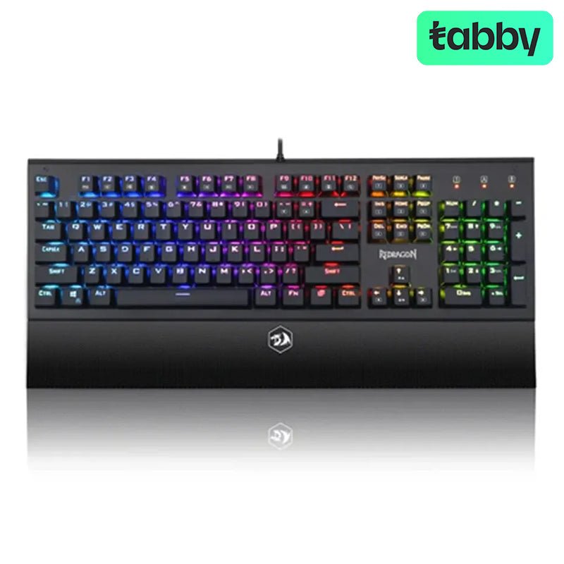 Redragon Aryaman Mechanical Gaming Keyboard – Dust - Proof Brown Switches with LED BacklightingIT CareGaming Keyboard