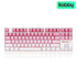 Redragon Cass K87 Wired RGB Mechanical Gaming Keyboard – Tenkeyless (87 Keys), Dust-Proof Brown Switches, White – English Layout | IT Care Kuwait