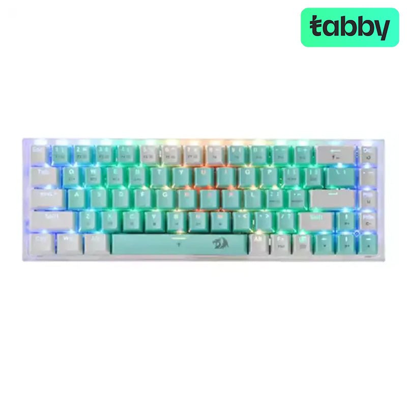 Redragon Castor Pro WT K68 65% Tri - Mode Wireless Mechanical Gaming Keyboard – Hot - Swappable RGB (English Layout)IT CareGaming Keyboard