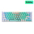 Redragon Castor Pro WT K68 65% Tri - Mode Wireless Mechanical Gaming Keyboard – Hot - Swappable RGB (English Layout)IT CareGaming Keyboard