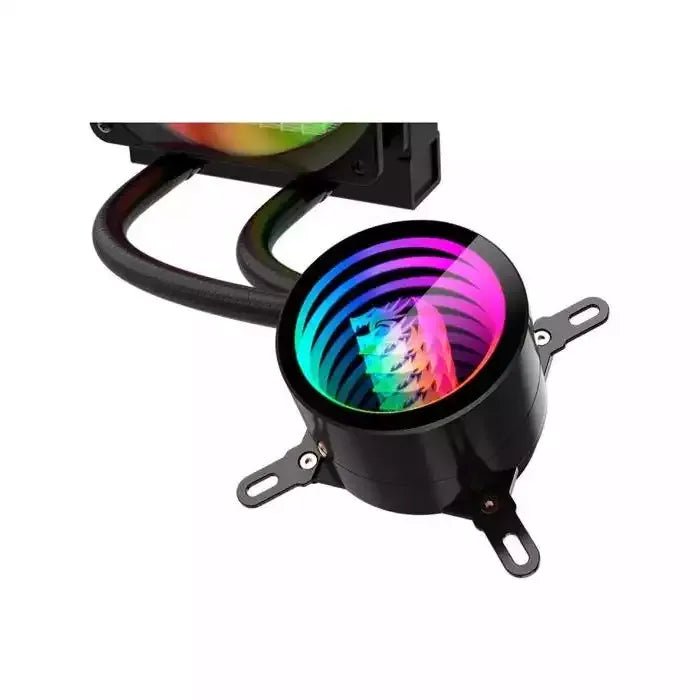 Redragon CCW - 3011 ARGB Liquid CPU Cooler – 240mm Radiator, Dual 120mm PWM Fans, High - Performance AIO Cooling (Black)IT CareAir CPU Cooler