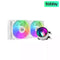 Redragon CCW-3011 ARGB Liquid CPU Cooler – 240mm Radiator, Dual 120mm PWM Fans, High-Performance AIO Cooling (White) | IT Care Kuwait