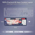 Redragon Eisa Pro 3 - Modes 98 Keys Gasket Hot - Swappable RGB Mechanical Gaming Keyboard With Linear Mechanical Switches - Blue/WhiteIT CareGaming Keyboard