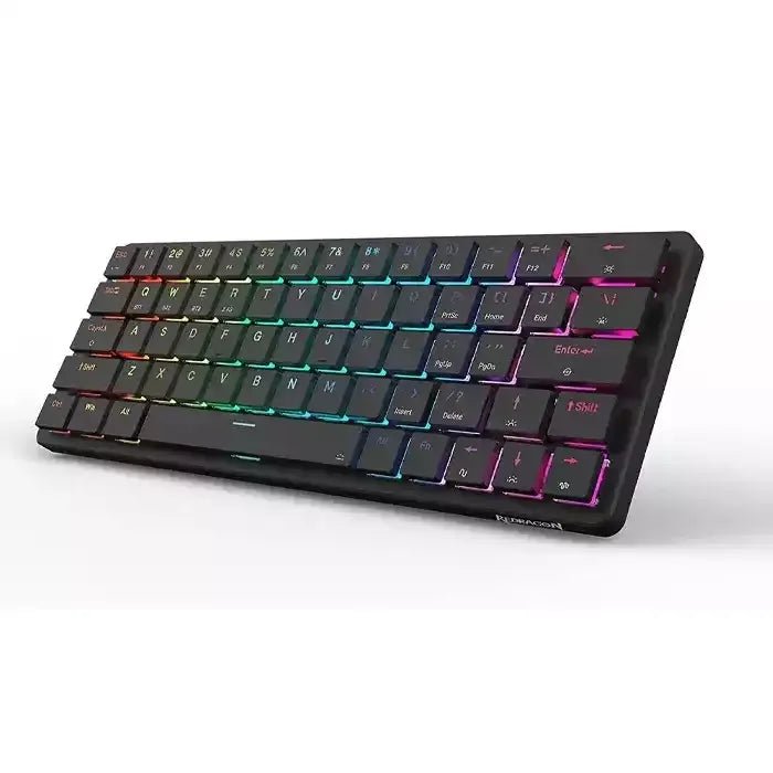 Redragon ELISE PRO K624P - KBS 60% Low - Profile Wireless Mechanical Keyboard – RGB | Dust - Proof Red Switch | Tri - Mode (2.4G / Bluetooth / Wired) – EnglishIT CareGaming Keyboard