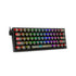 Redragon Fizz 60% Wired RGB Mechanical Gaming Keyboard – Full Transparent Black (Hot-Swappable)
