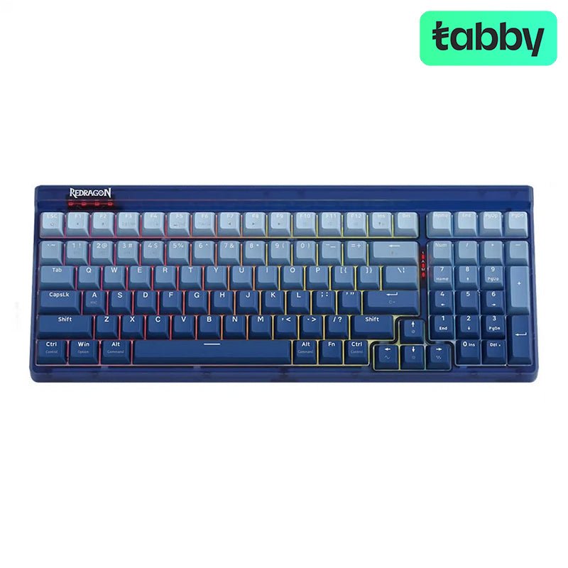 Redragon Garen Pro K656WB RGB-PRO 90% Wireless Mechanical Gaming Keyboard – Tri-Mode | Hot-Swappable | Dust-Proof Purple Switch (English) | IT Care Kuwait