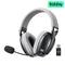 Redragon H878 Tri-Mode Wireless Gaming Headset – 7.1 Surround Sound, RGB Lighting, Noise-Canceling Mic (Black & Gray) | IT Care Kuwait