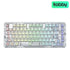 Redragon K649 ELF PRO 78% RGB Mechanical Gaming Keyboard – Tri - Mode Wireless, Gasket Mount, Transparent Design (English)IT CareGaming Keyboard