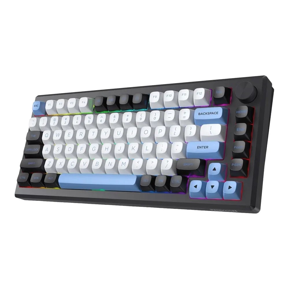 REDRAGON K732WLB Uranus Pro RGB Mechanical Gaming Keyboard – Tri - Mode Wireless, Aluminum Body, Leopard L SwitchesIT CareGaming Keyboard