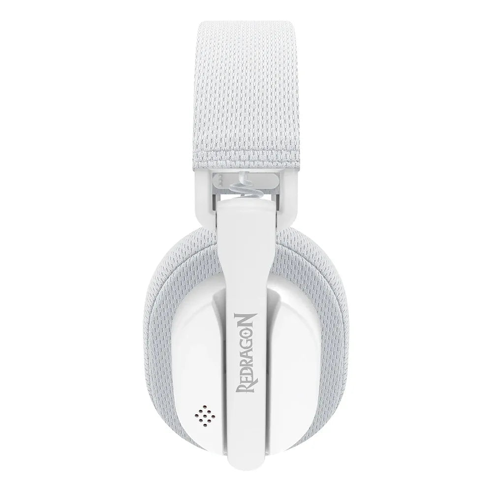 Redragon LUCE H888 Tri - Mode Wireless Gaming Headset – 7.1 Surround Sound, Dual Microphone, 25H Battery (White)IT CareGaming Headset