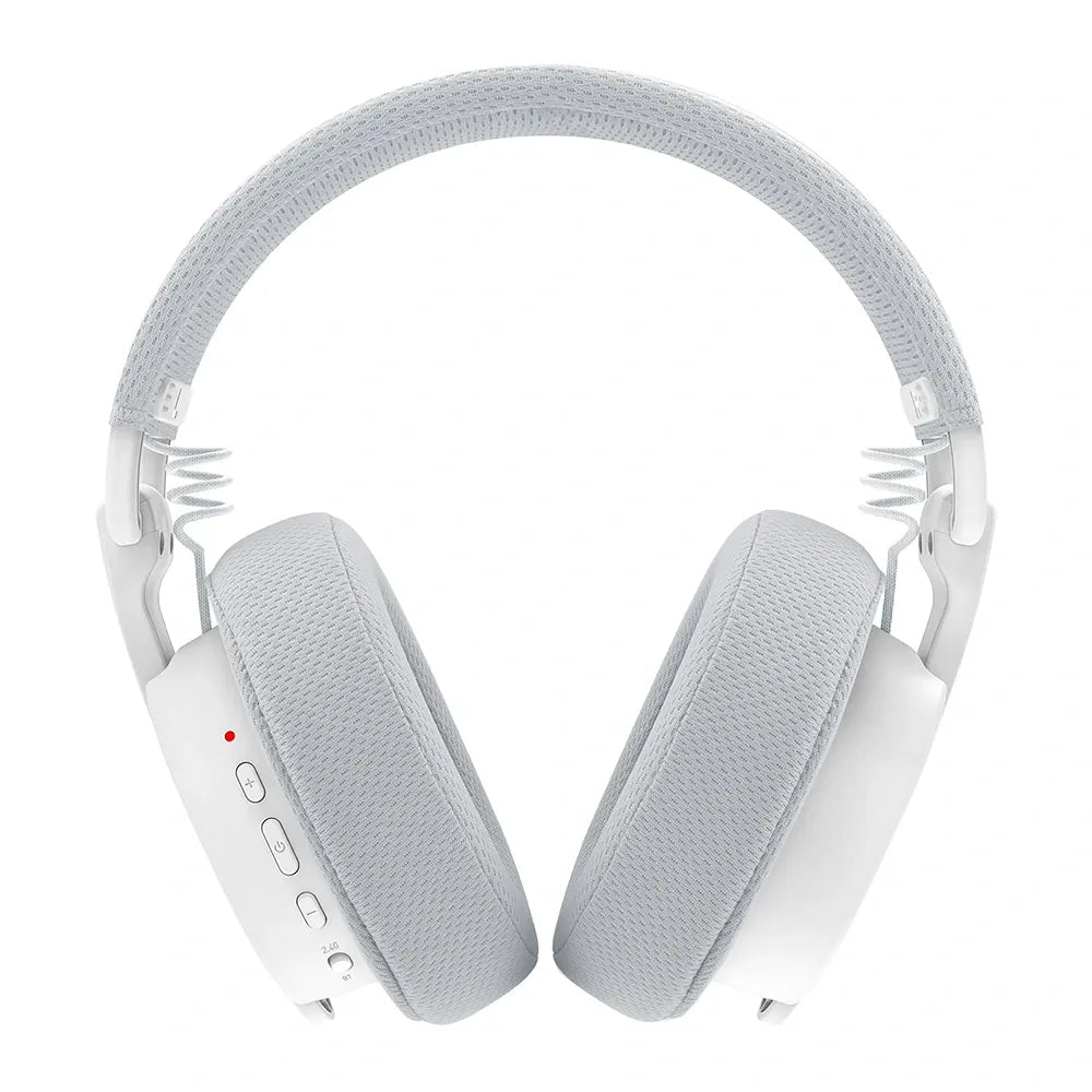 Redragon LUCE H888 Tri - Mode Wireless Gaming Headset – 7.1 Surround Sound, Dual Microphone, 25H Battery (White)IT CareGaming Headset