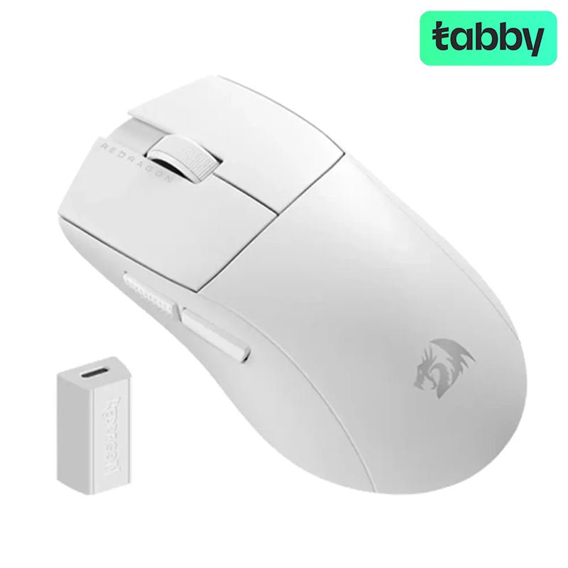 Redragon M916 Pro 4K 3-Mode Wireless Gaming Mouse White | IT Care Kuwait