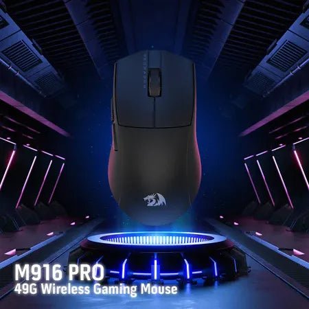 Redragon M916 Pro 4K Wireless Gaming Mouse – 3 - Mode Connectivity / 4000Hz Polling Rate / Ultra - Light 49g (Black)IT CareGaming Mouse