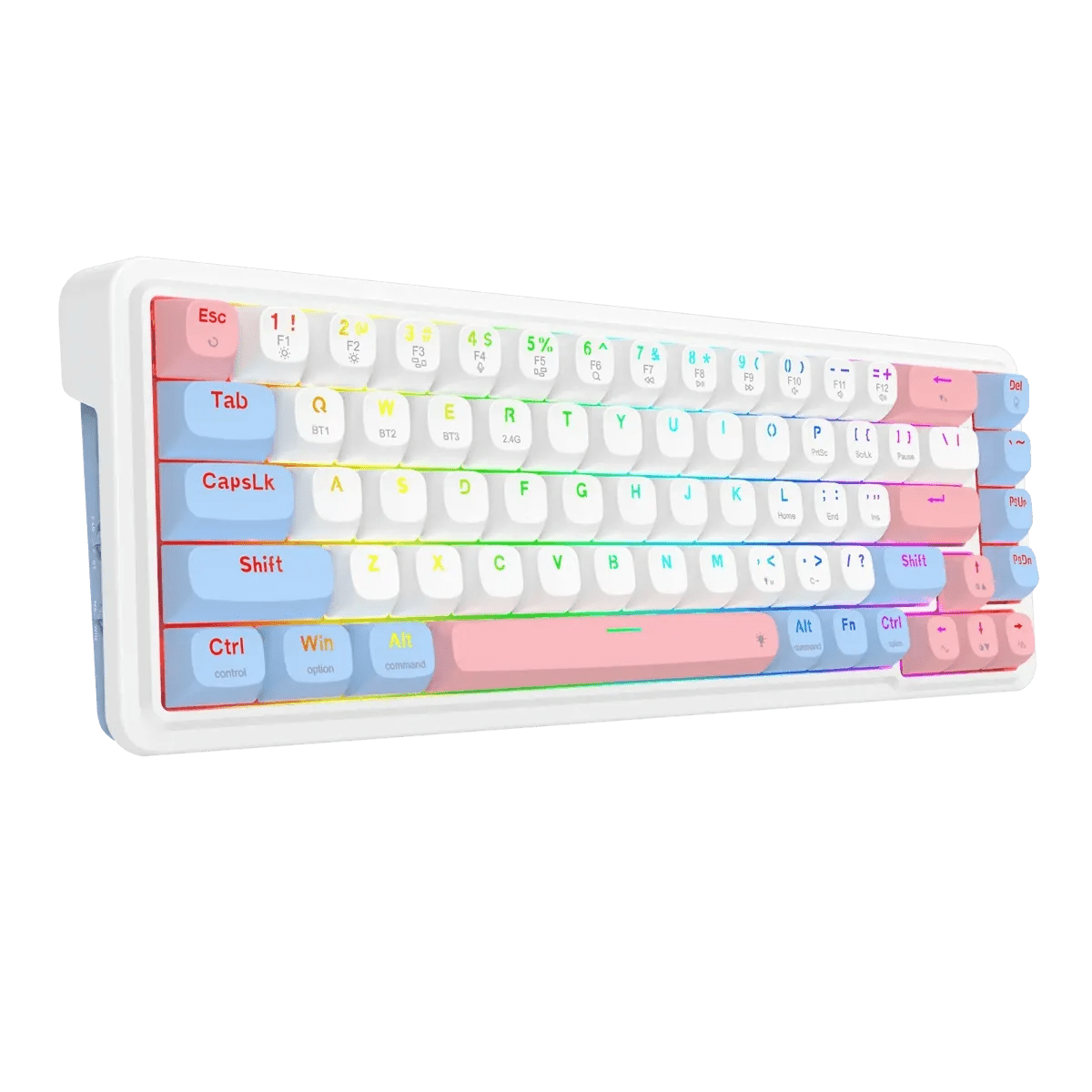 Redragon Nova Pro Tri - Mode Wireless Mechanical Gaming Keyboard – Gasket Mounted, Hot - Swappable, Mint Mambo SwitchesIT CareGaming Keyboard
