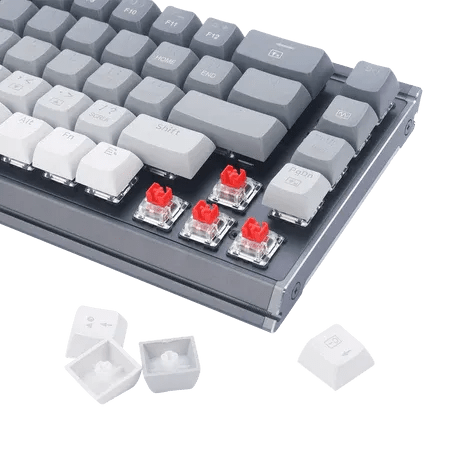 Redragon SHACO K641 Pro Wireless Mechanical Gaming Keyboard – Red Switch | Grey - White (English)IT CareGaming Keyboard