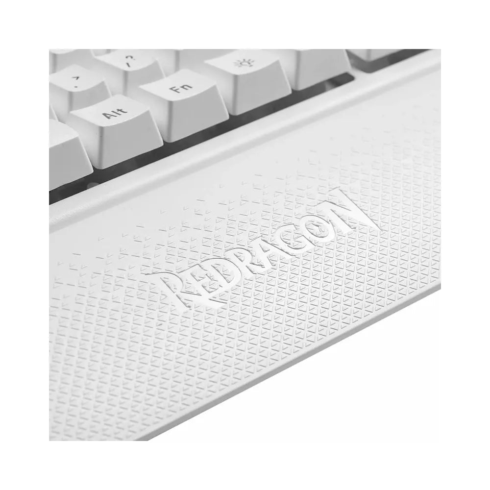 Redragon Shiva K512 RGB Wired Gaming Keyboard – White Edition with Macro Keys & Wrist RestIT CareGaming Keyboard