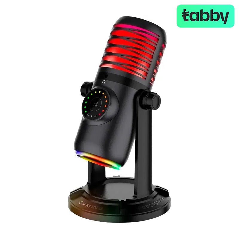 Redragon Stellari GM306 RGB Condenser Microphone – Multi-Pattern USB Gaming & Streaming Mic | IT Care Kuwait