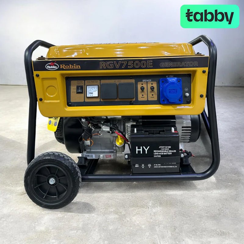 Robin 7.5kW Heavy Duty Petrol Generator – Portable Backup Power Generator for Home, Workshop & Construction Use | IT Care Kuwait