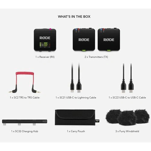 RODE WIGOIII WIRELESS GO COMPACT MICROPHONE SYSTEM (GEN - 3)IT CareMicrophones