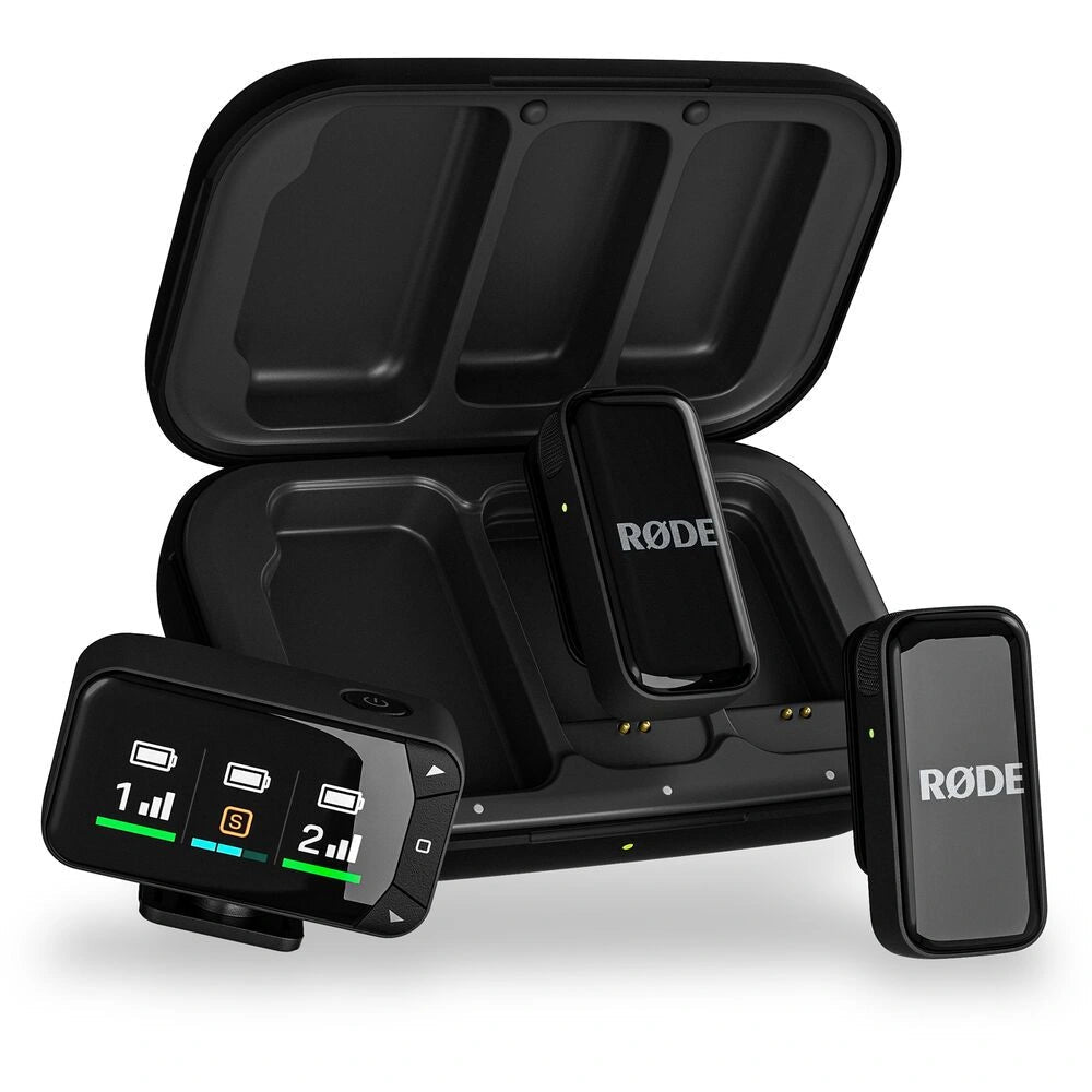 RODE WIMICROCKIT WIRELESS MICRO 2 - PERSON ULTRACOMPACT WIRELESS MICROPHONE PRO FOR CAMERA AND MOBILEIT CareMicrophones