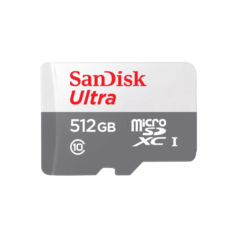 بطاقة ذاكرة فلاش SanDisk Ultra - 512 جيجابايت / حتى 100 ميجابايت/ثانية 