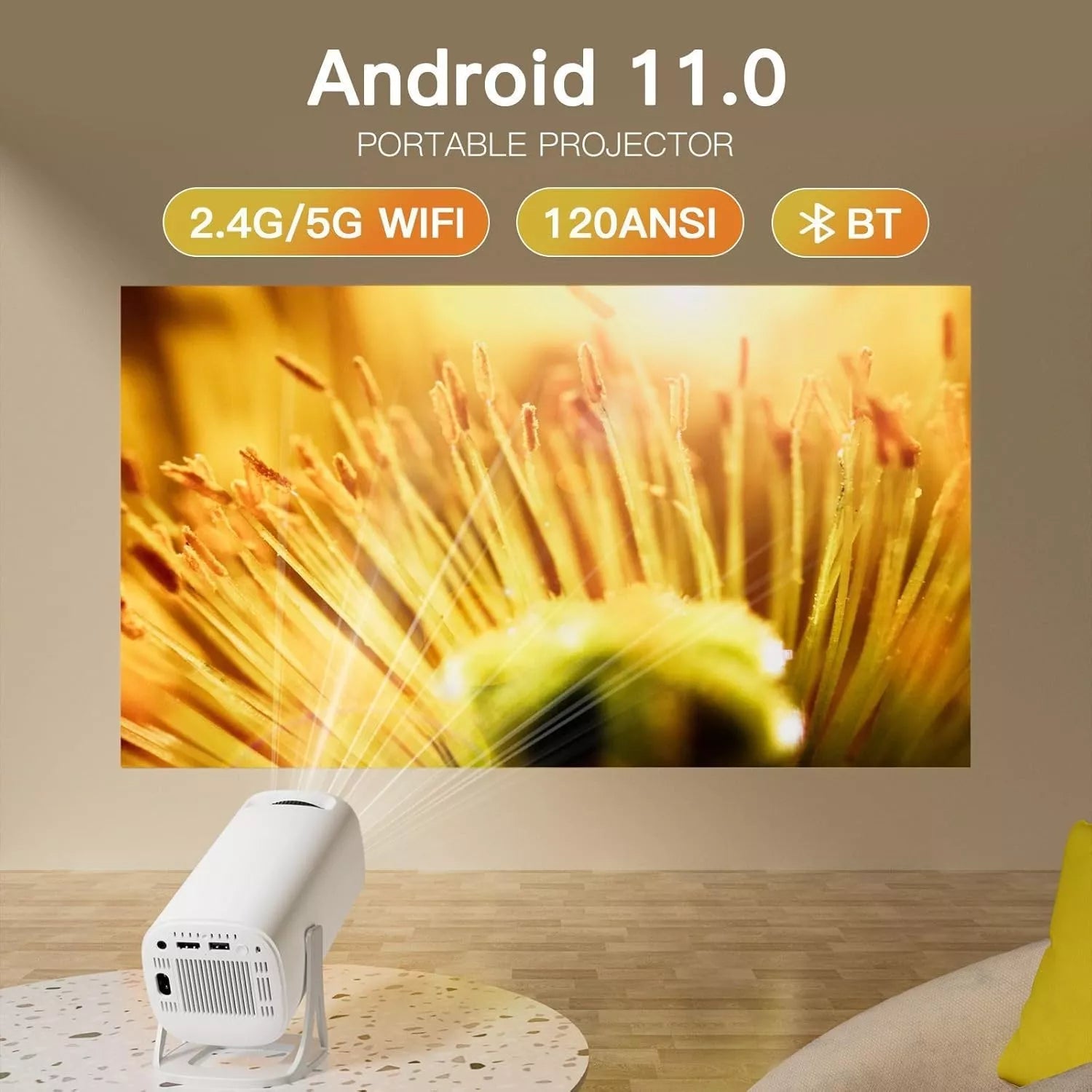 S40 Max 4K Game Projector with 35,000+ Built - In Games & Dual Wireless Controllers – Smart Android 11 Home Entertainment & Gaming ProjectorIT CareProjectors