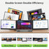 Gamvity 14-Inch Triple Screen Portable Monitor with One-Cable Connection