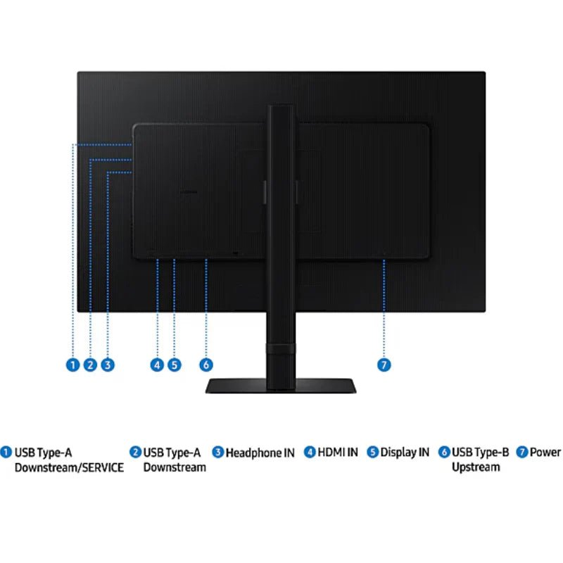 Samsung 27 inch S60D QHD ViewFinity High Resolution Monitor (LS27D606EAMXUE)IT CareMonitor