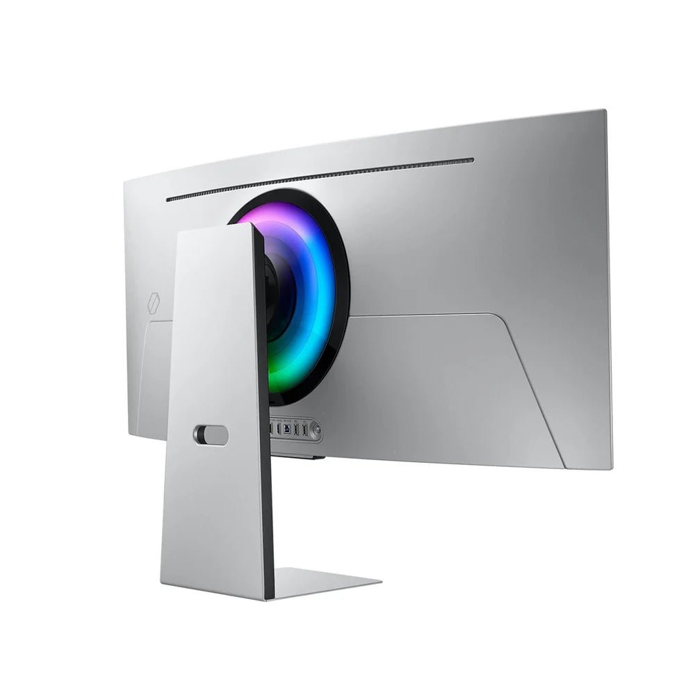 SAMSUNG 34″ Odyssey OLED G8 DG852 Curved 0.3ms 175Hz Ultra - WQHD HDMI 2.1 Speaker HDR UltraWide Smart Gaming Monitor, 34G8 - SilverIT CareMonitor