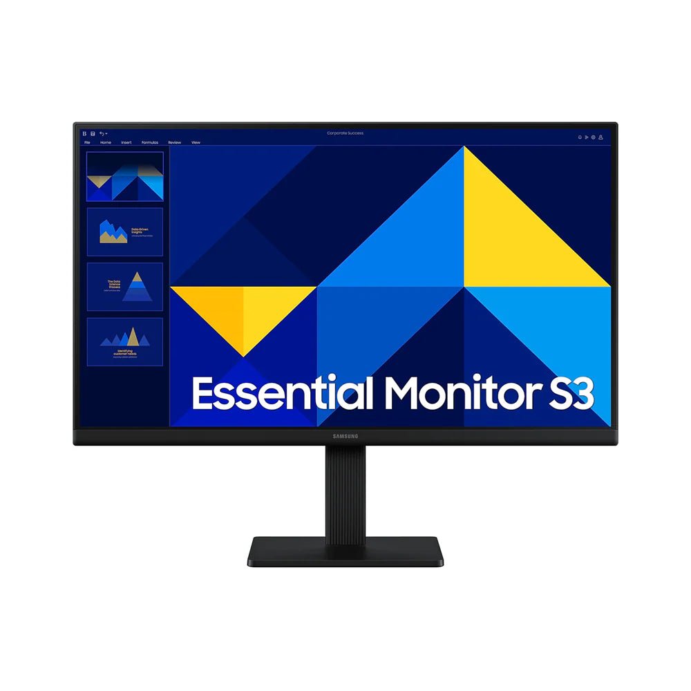 Samsung Essential Monitor S3 FHD Office Monitor 22" LS22D300GAMXUE | IT Care Kuwait