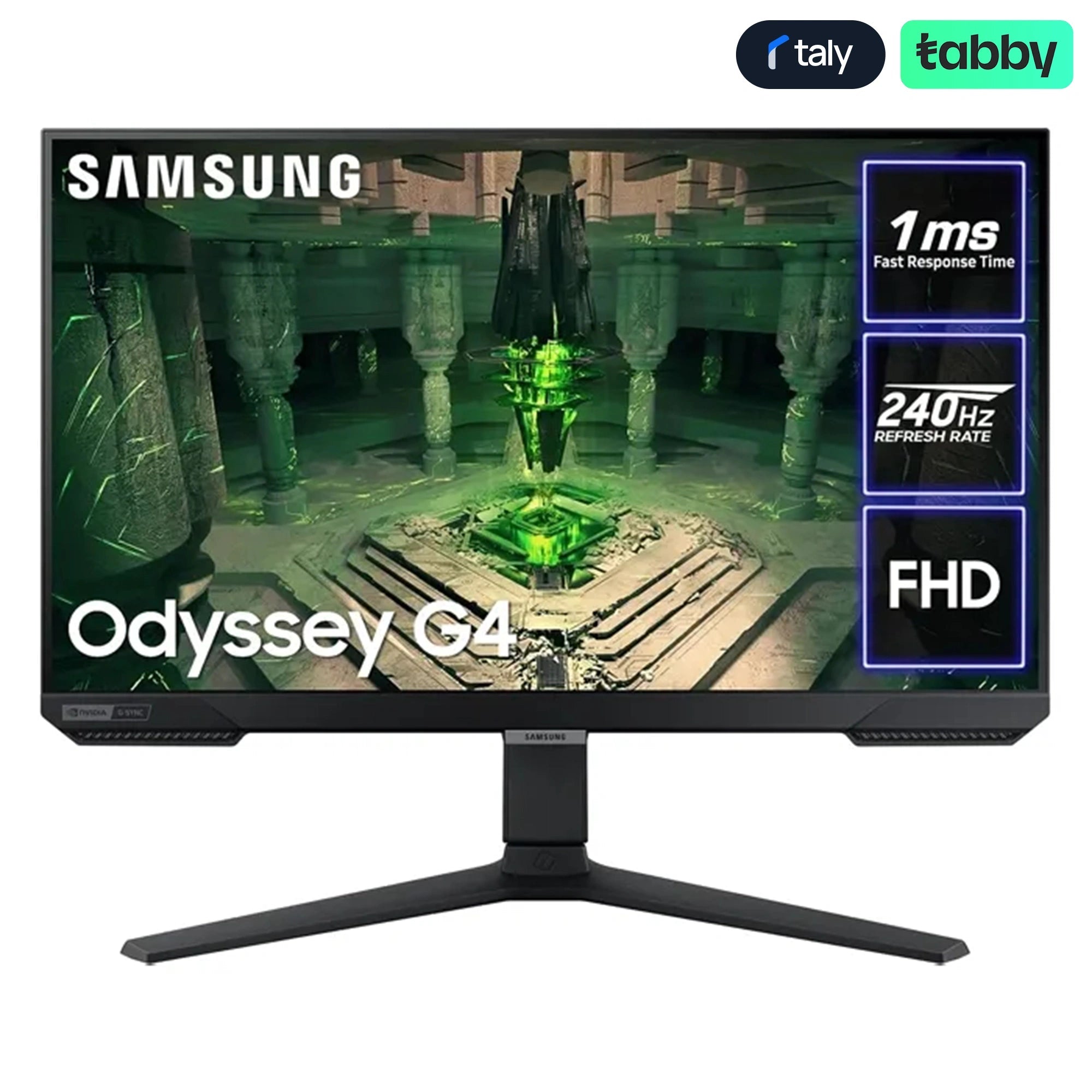 Samsung G4 Odyssey 27 inch Fhd Gaming Monitor With Ips Panel, 240hz Refresh Rate And 1ms Response Time LS27BG402EMXUEIT CareMonitor