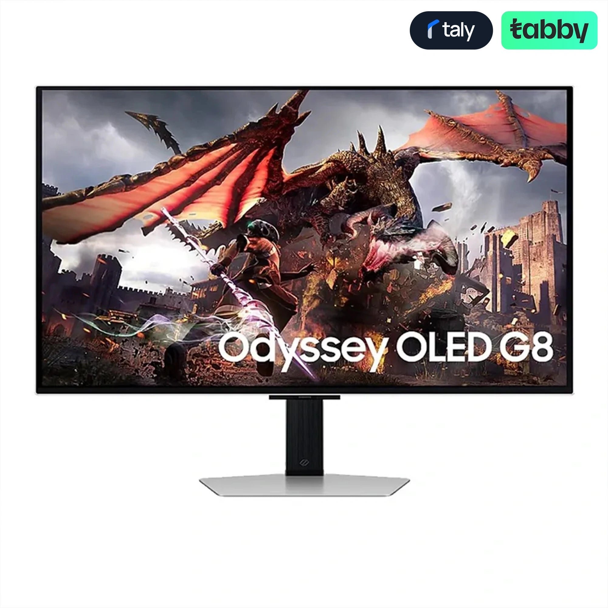 Samsung Odyssey G80SD 32" 4K UHD OLED 240Hz 0.03ms HDMI 2.1 AMD FreeSync Smart Gaming Monitor | IT Care Kuwait