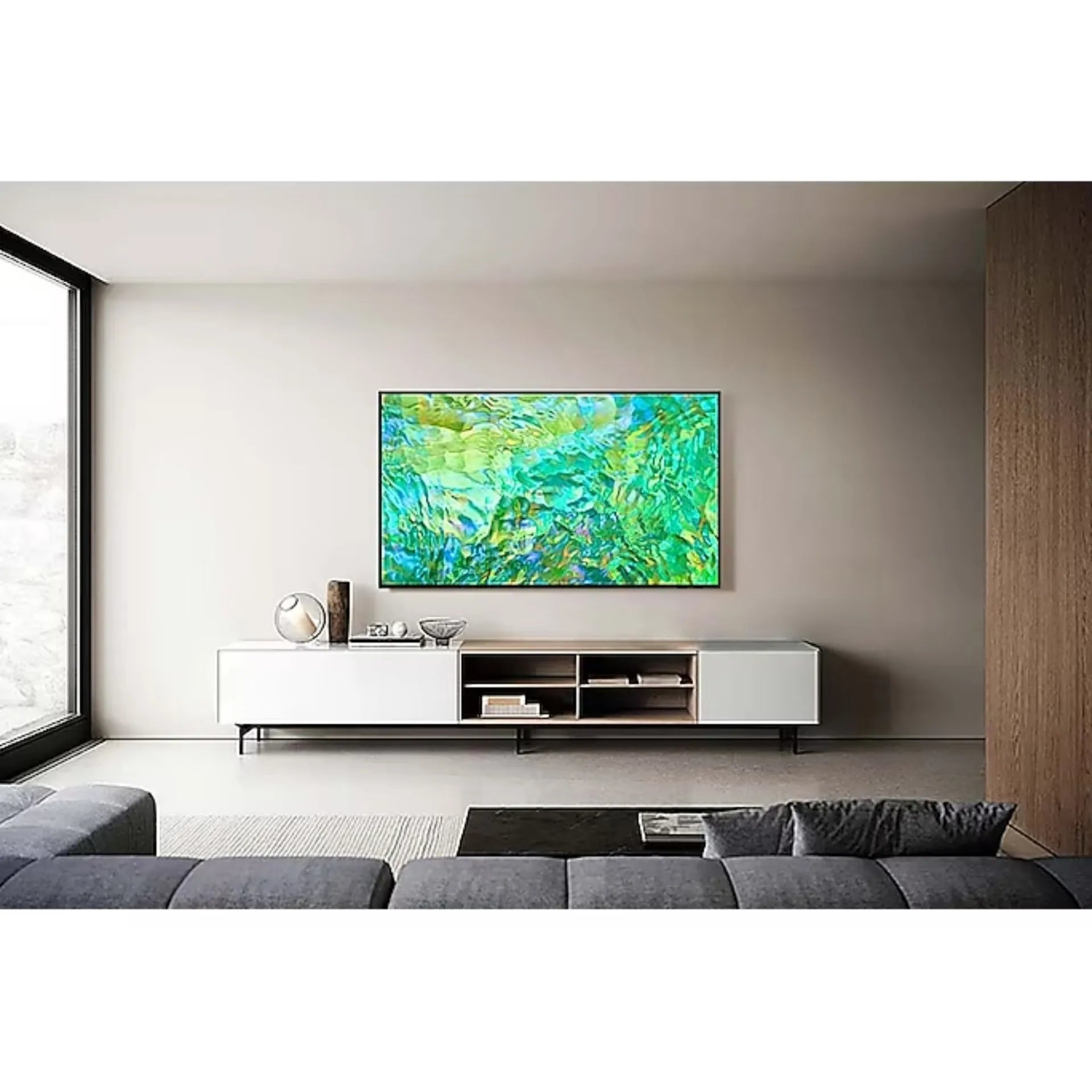 Samsung UA55CU8100UXZN 55-inch 4K UHD Crystal Smart TV Black | ITCare Kuwait