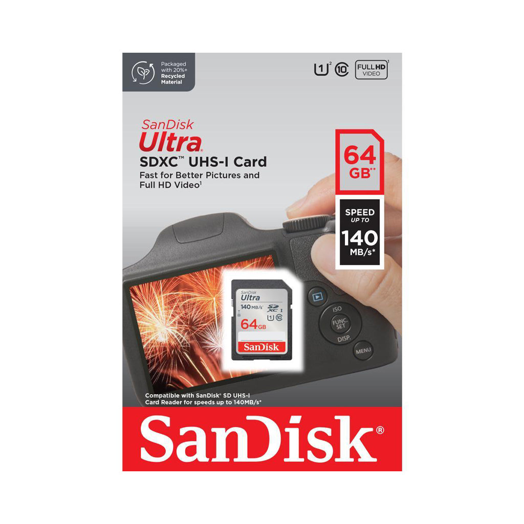 SanDisk 64GB Ultra SDXC UHS-I / Class 10