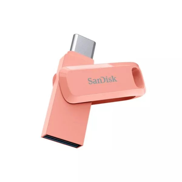 SanDisk Ultra Dual Drive Go USB-C 128GB Peach | IT Care Kuwait